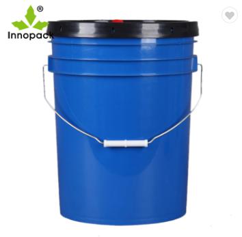 American style 20L plastic pail with plastic handle and spout and gasket
