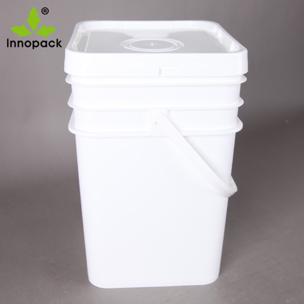 Food Grade 5 Gallon Square Plastic Bucket  Innopack