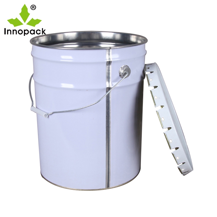 Download Hot sale 20L metal paint bucket with flower lid with printing - Innopack