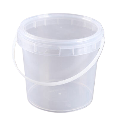 5 Gallon Plastic Pails 20L Clear Plastic Buckets with Lids - China